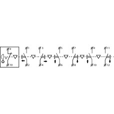 Пост кнопочный XAL-B3-671