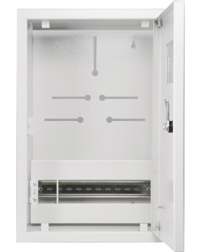 Корпус обліку металевий Light 12 модулів 1фл, вбудований IP31, серії UBox
