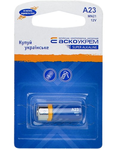 Батарейка щелочная A23.MN21.BP1 (blister 1)