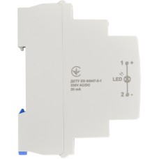 Модульный сигнальный индикатор 9mm 230V AC/DC SLD-1H зеленый