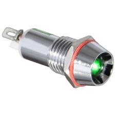 Сигнальная арматура AD22C-10 зеленая AC/DC 24V