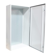 Корпус с монтажной панелью металлический 140*80*30, IP54, серии UBox