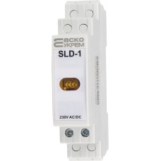 Модульный сигнальный индикатор 230V AC/DC SLD-1 желтый