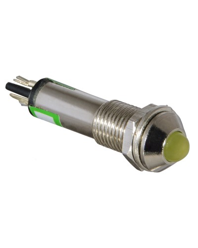 Сигнальна арматура AD22B-8 жовта 24V AC/DC