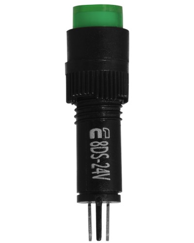 Сигнальна арматура AD22E-8DS зелена 24V АC/DC