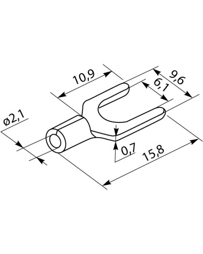 Кабельні наконечники SV 2-6 (100 шт.)
