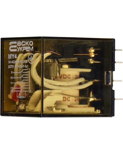 Реле MY4 (DC 24 V)
