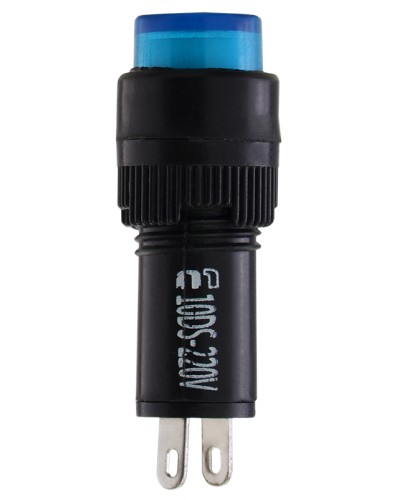 Сигнальная арматура AD22E-10DS синяя 220V АC