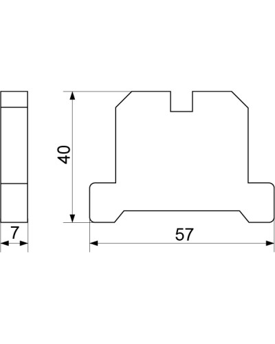 Клеммник заземления JB(ЭК) 2,5/35