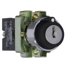 XB2-BG03 Кнопка поворотная с ключом 3-позиционная