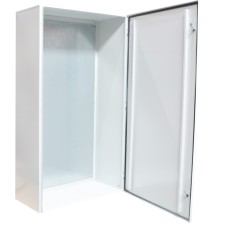 Корпус с монтажной панелью металлический 120*80*40, IP54, серии UBox