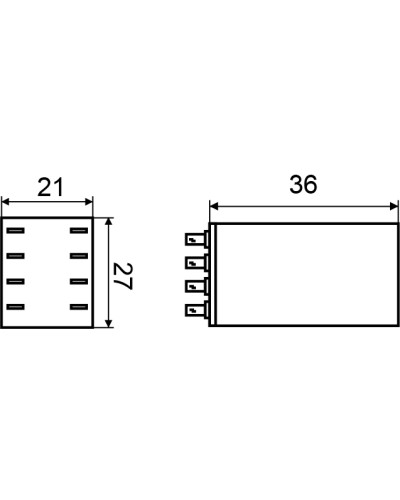 Реле MY2 (AC 12 V)