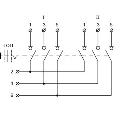 Разъединитель 1-0-2 на 15А (QS5-15P/3)