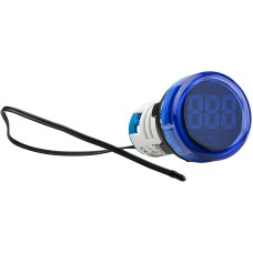 Круглий цифровий вимірювач температури ED16-22WD -25С - 150С (синій)