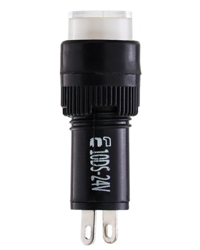 Сигнальна арматура AD22E-10DS біла 24V АC/DC