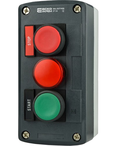 XAL-D371H29 Пост трехместный "Старт-Стоп-Сигнальная арм."