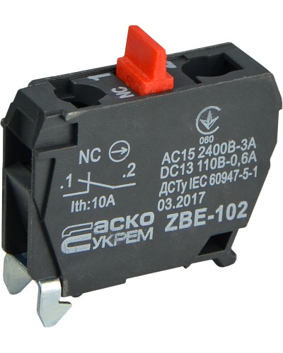 ZBE-102 N/C Контакт постов управления XAL-D