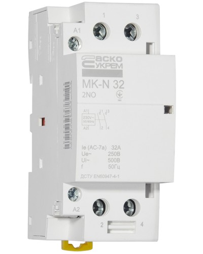 Модульный контактор MK-N 2P 32A 2NO 220V