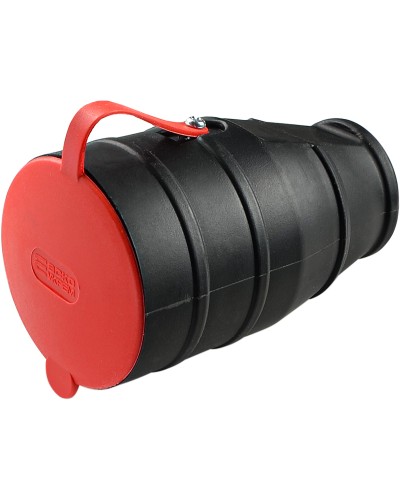 Розетка каучуковая с защитной крышкой 3Р+РЭ 25А IP44