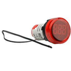 Круглий цифровий вимірювач температури ED16-22WD -25С - 150С (червоний)