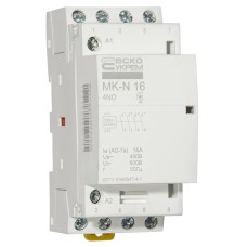 Модульный контактор MK-N 4P 16A 4NO 220V