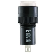 Сигнальная арматура AD22E-12DS белая 24V АC/DC