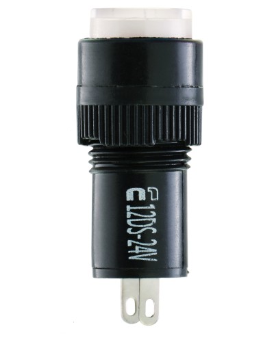 Сигнальна арматура AD22E-12DS біла 24V АC/DC