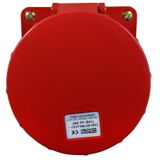 Розетка (гнездо) стационарная ГC 125А/4 3Р+РЭ (144)
