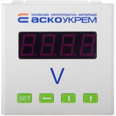 AС вольтметр цифровий 600В 80х80 модель ЦВ-8