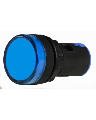 Сигнальная арматура AD22-22DS синяя 12V АC/DC