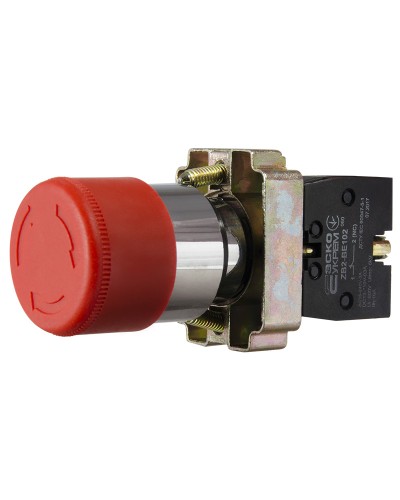 XB2-BS442 Кнопка безопасности. Возврат поворотом. d30mm