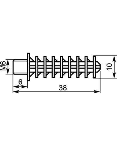 CTH-3B дюбель для SCP и SMT (100 шт.)