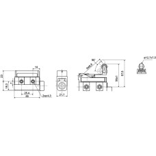 Микровыключатель D4MC-3030