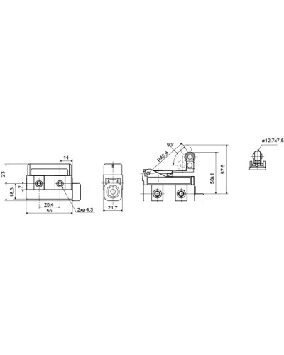 Микровыключатель D4MC-3030