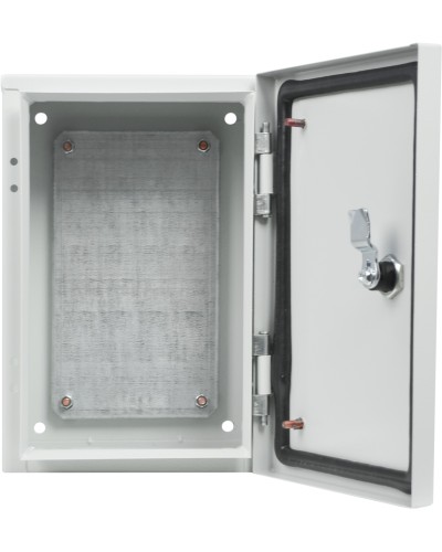 Корпус з монтажною панеллю металевий 30*20*15, IP54, серії UBox