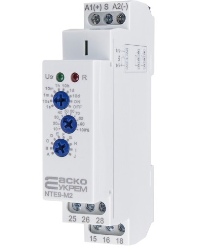 Реле времени многофункциональное NTE9-M2 AC/DC 12-240V