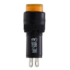 Сигнальная арматура AD22E-10DS желтая 24V АC/DC