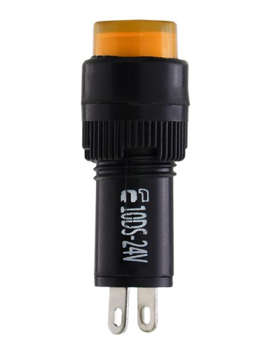 Сигнальна арматура AD22E-10DS жовта 24V АC/DC