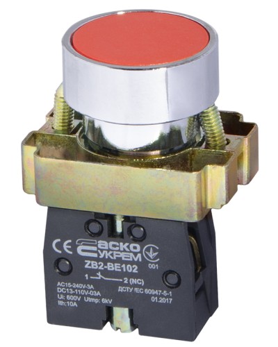 XB2-BA42 Кнопка "Стоп" красная