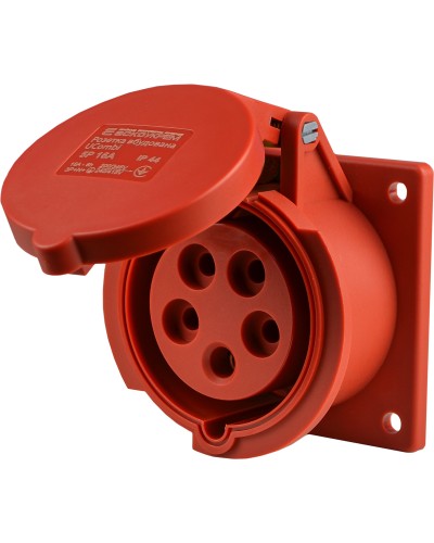 Розетка вбудована серії UCombi 5P 16A IP 44