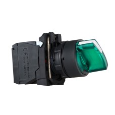 TB5-AK123M5 Кнопка зеленая поворотная 2-поз. с подсветкой