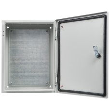 Корпус с монтажной панелью металлический 40*30*20, IP54, серии UBox