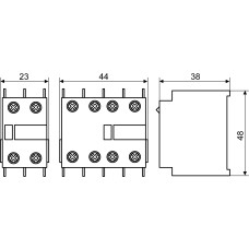 Дополнительный контакт ДК-22 (LA1-D22)