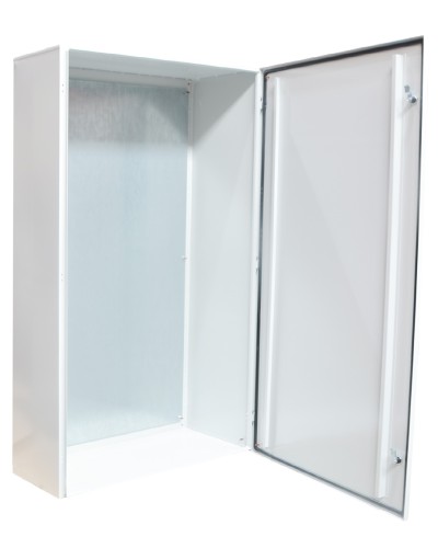 Корпус з монтажною панеллю металевий 120*80*30, IP54, серії UBox