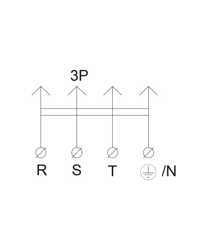 Вилка каучуковая 3Р+РЭ 25А IP44