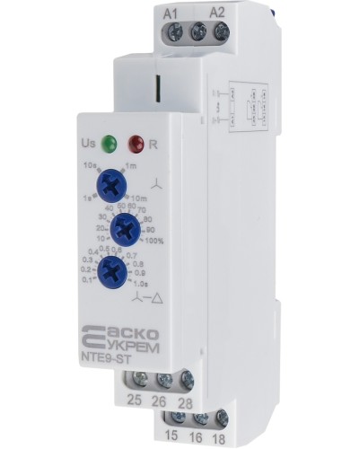 Реле времени звезда/треугольник NTE9-ST AC/DC 12-240V