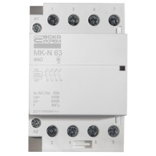 Модульный контактор MK-N 4P 63A 4NO 220V