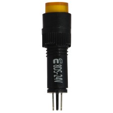 Сигнальная арматура AD22E-8DS желтая 24V АC/DC