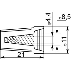Колпачок P73 (100шт)