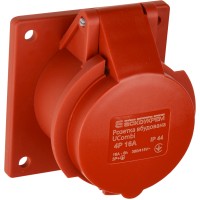 Розетка вбудована серії UCombi 4P 16A IP 44